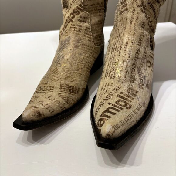 Rare Signature Donald J Pliner Women's Gysell-H3 Western Tall Boots Size 8.5‎ B - Picture 5 of 15